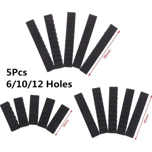 5Pcs 6/10/12 Holes Hex Shank Screwdriver Bit Holder Plastic Screwdriver Head Storage Drill Bit Stand For Power Accessories