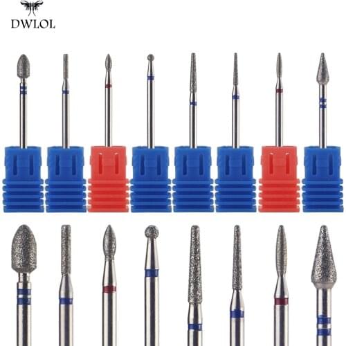 1pcs Diamond Nail Drill Bit Cuticle Cutter for Manicure Nail Files Electric for Pedicure Electric Machine Device Tool