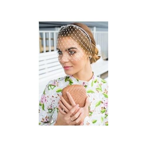 New European Style Bridal Wedding Veil Vintage Bird Cage Veil Soft Net Short Bridal Veil for Wedding Dresses