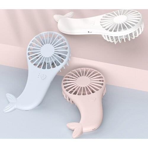 Lightweight Travel Fan Mini Pocket Fan Usb Charging For Cooling Ventilation Low Noise 3 Speed Setting Fan