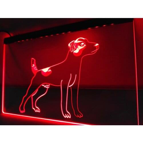 LK244- Jack Russell Terrier Pet LED Neon Light Sign home decor crafts