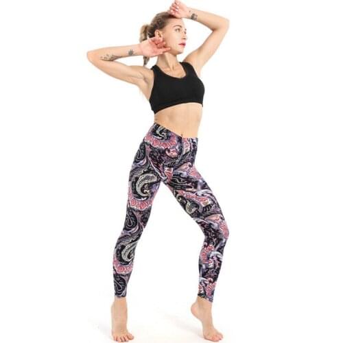 Fashion new painting printing slim leggings fitness outside wear nine cent pants 1pcs/lot