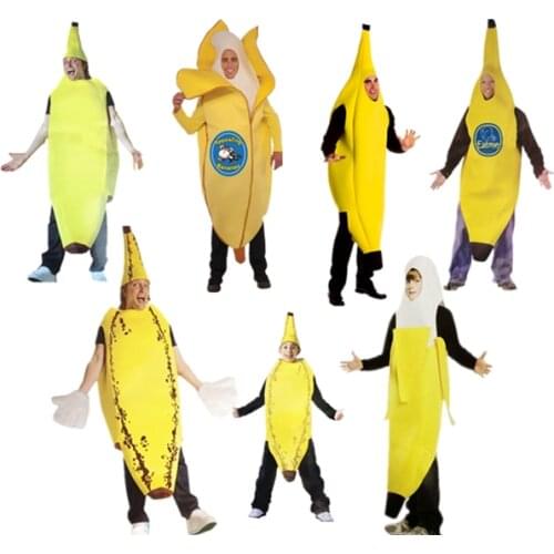Men Cosplay Adult Fancy Dress Funny Sexy Banana Corn Red Beans Costume Halloween Christmas Carnival Party Drama Decorations