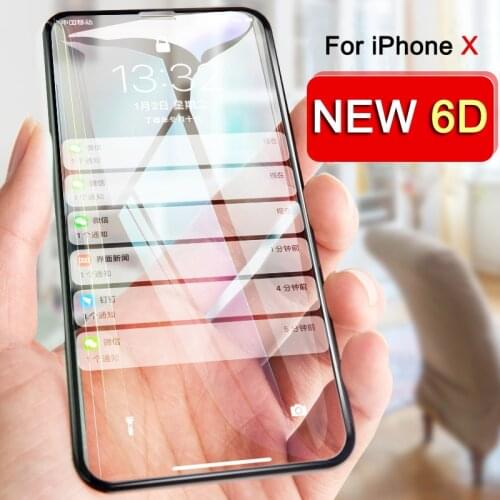 Premium 3D Curved Edge 9H Hardness 6D Tempered Glass For iPhone 12 mini 11 Pro Max X Xs XR Full Cover Screen Protector Film