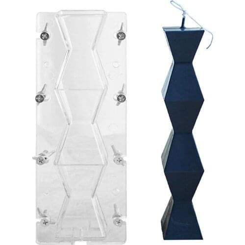 Cylindrical Candle Transparent Mold, Bar Candle Silicone Mold, Geometric Candle Mold, Bar Long Candle Mold