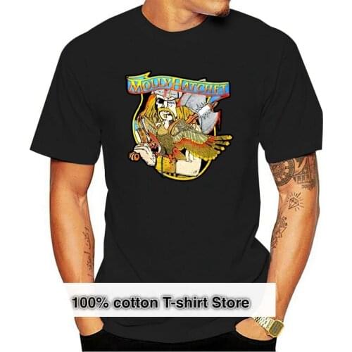 Rare!! Molly Hatchet One Eyed Viking Concert Tour T-Shirt Size S-Xxl Summer Style Tee Shirt