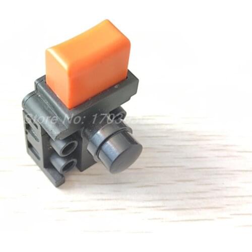 Self Locking 4 Terminals DPST NO+NC Electric Power Tool Switch AC 250V 6A