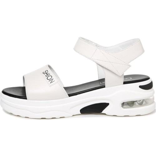 Open Toe Platform Sandals, Velcro Solid Color WomenS Shoes, Waterproof Platform WomenS Shoes