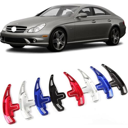 Savanini Alloy Add-On Steering Wheel DSG Paddle Shifters Extension For Mercedes Benz CLS63 AMG 2008-2013