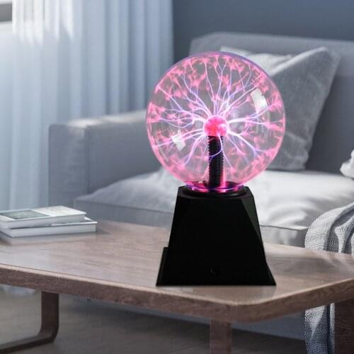 Special Design 6 Inch USB Electric Ball Lamp,Touch Sound Sensitive Electric Ball Lamp,Nebula Sphere,Lightning Globe Night Light