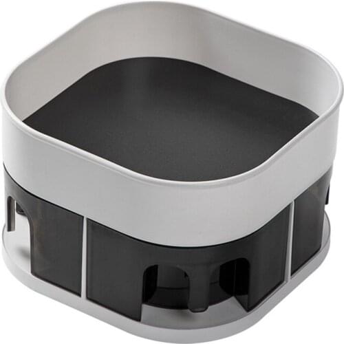 Spice Rack Turntable Rotating Storage Box Cupboard Organizers And Storage Tray For Cabinet