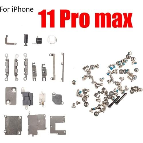 1set Full screw Inner Accessories For iPhone 11 Pro Max Inside Small Metal Parts Holder Bracket Shield Plat