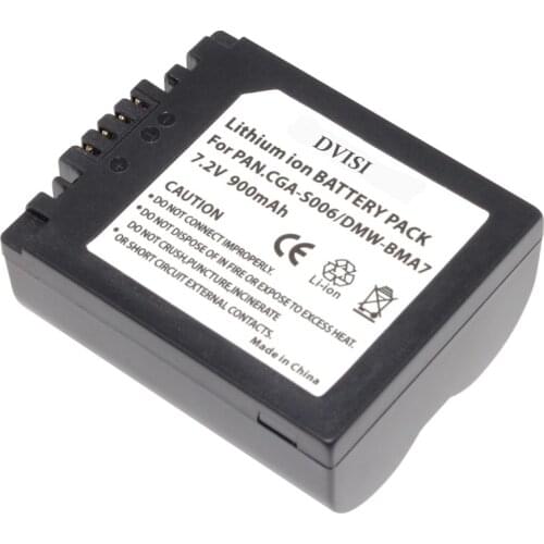1Pc CGA-S006 CGR CGA S006E S006 S006A BMA7 DMW BMA7 Rechargeable Battery for Panasonic DMC FZ7 FZ8 FZ18 FZ28 FZ30 FZ35 FZ38 FZ50