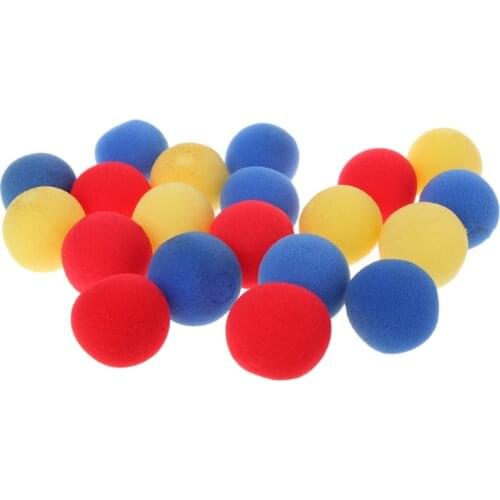 20PCS 4.5cmFinger Magic Tricks Props Sponge Balls Street Classical Stage Tricks
