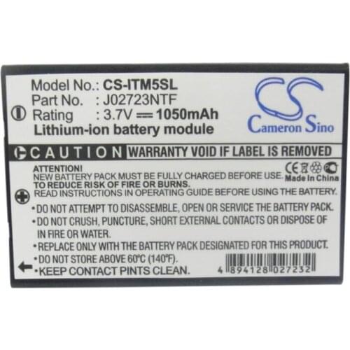 Cameron Sino 1050mAh battery for I.TREK M5 BT GPS for I-BLUE PS3200 GPS, Navigator Battery