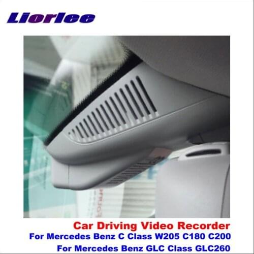 Car DVR Camera Dash Cam For Mercedes Benz C Class W205 C180 C200 GLC Class GLC260 Auto Video Recorder Cam Front Wifi Camera