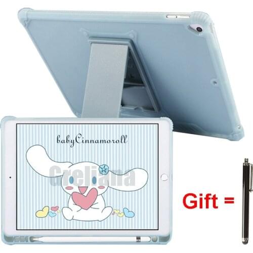 Case for 2020 iPad 10.2 8th 7 2018 2017 9.7 Mini 4 5 2019 Pro 11 10.5 Air 3 Stand Cover with Pencil Holder iPad 5th 6th Gen Case