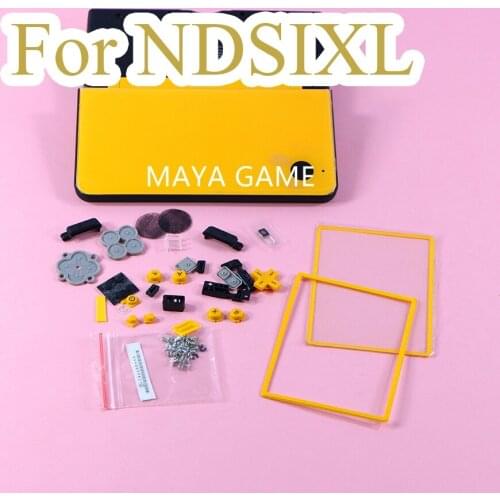 Full housing shell case for NDSI XL/LL Complete Full Housing Cover Shell Case for NDSIXL LL with buttons screen lens rubber