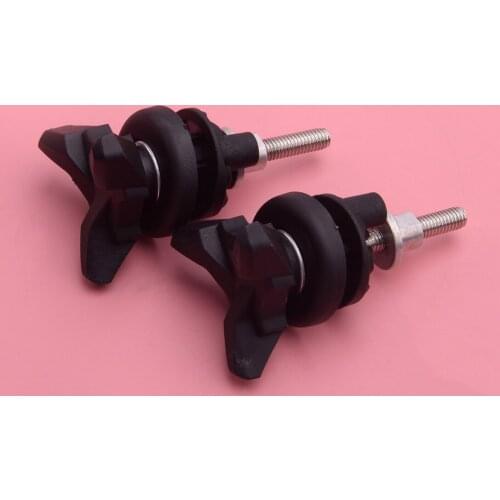 CITALL Black 2Pcs Adjustment Windshield Screw Bolt Fit for BMW R1200GS ADV 2004-2011 2012 2013 2014 2015 2016 2017