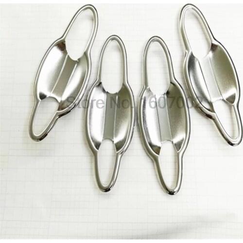 For Chevrolet Lova RV 2016 ABS Chrome Door Handle Bowl Cover Hood Master Trim Auto Assy ABS Matte Exterior Accessories