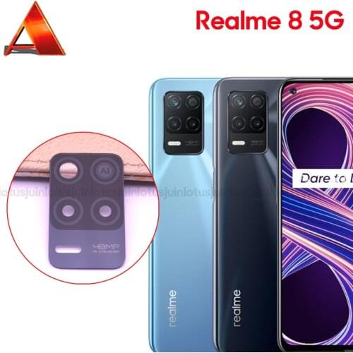 For Realme 8 5G Realme Narzo 30 5G Original Back Rear Camera Lens Glass Cover Replacement