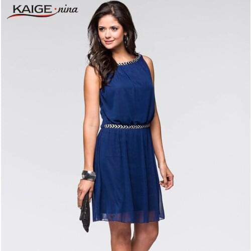 KAIGENINA Summer Chiffon Dresses