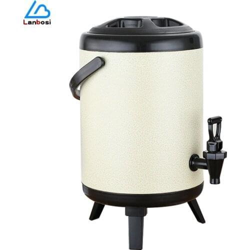 8L Commercial Milk Tea Barrel Coffee Barrel Juice Barrel Soy Milk Barrel Large Capacity Milk Tea Shop Insulation Barrel