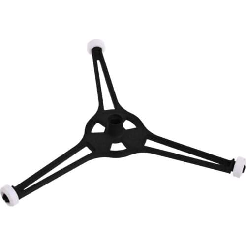 Microwave Oven Triangle Shaped Tray For Microwave Parts 24.5cm Flat Glass Plate