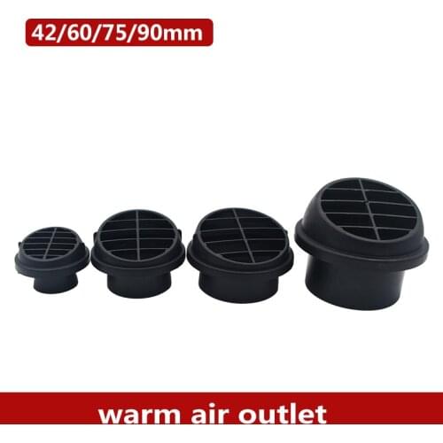 Directional Rotatable 42mm 60mm 75mm 90mm Diesel Heater Parking Heater Warm Air Outlet Air Vent