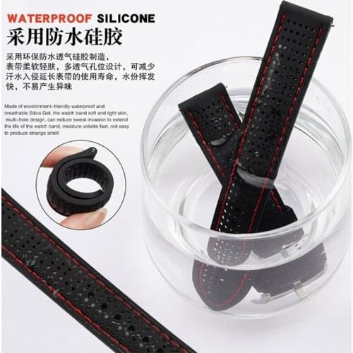 Silicone Straps For Huawei gt2 Samsung Galaxy S3 Amazifit Smart Watchband 18mm 20mm 22mm 24mm Universal Band For Seiko Casio