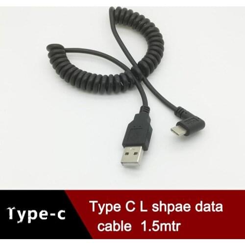 Usb2.0 to type c spiral cable type c data cable