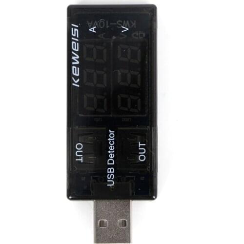 USB Current Voltage Tester USB Voltmeter Ammeter Detector Double Row Shows