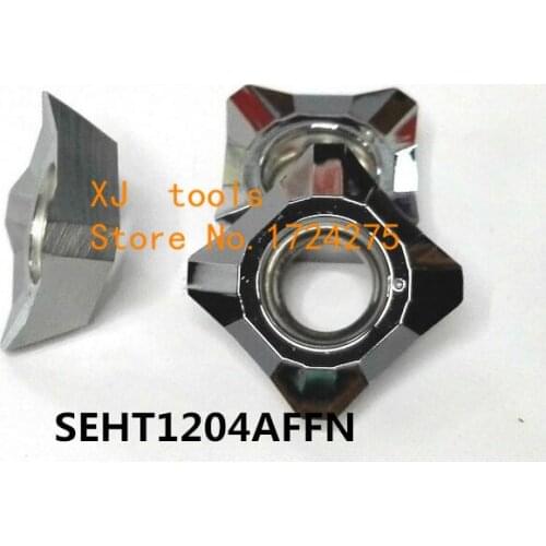 Free Shipping 10pcs SEHT1204AFFN Turning carbide Aluminum inserts,Blade for KM12 Milling cutte Holder,Suitable for Aluminium