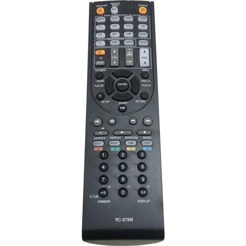 RC-879M Remote Control Controller Replaced for ONKYO AV Receiver TX-NR535 TX-SR333 HT-R393 HT-S3700