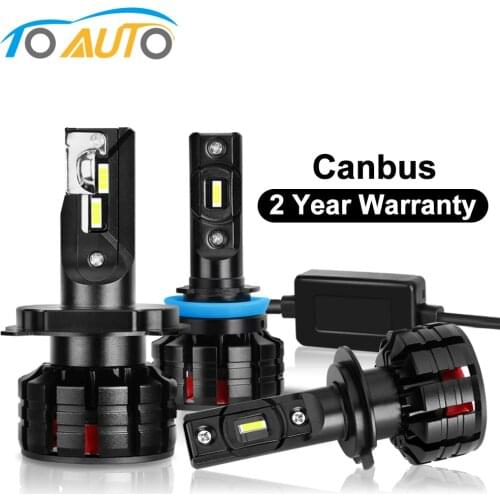 2Pcs H1 H3 H4 H7 Led Canbus H8 H11 HB3 9005 HB4 9006 Led Headlights Mini 100W 10000LM 6000K Car Light Bulbs Automobile Auto Lamp
