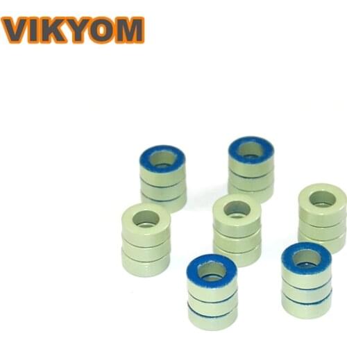 Ferrite Core Toroid Core 50PCS T60-52 Ferrite Chokes Ring Iron Powder Inductor Ferrite Rings Light Green Blue