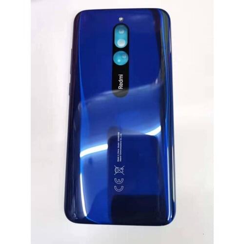 100% Original Glass for redmi 8 Back Housing Back Cover door with sticker Adhesive glue Battery Case with logo Replacement