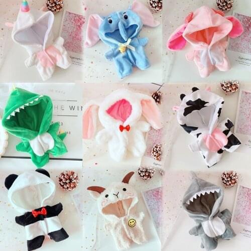 Dinosaur onesie pants 20cm suit 20cm exo doll dress Pea doll pajamas doll clothes Doll accessories