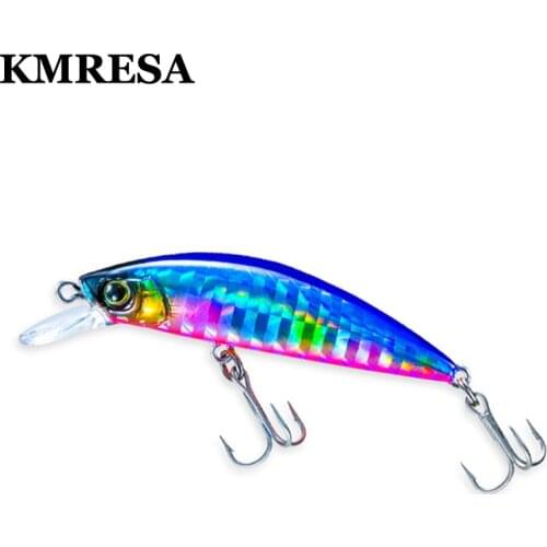 Minnow Fishing Micro Lure 50mm 6g Stream Sinking Minnow Bait Trulinoya Mini Artificial Wobbler Sink Shad for Bass trout Fish