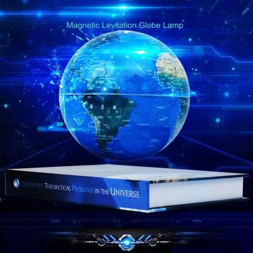 3D Magnetic Levitation Colorful Globe Lamp Night Light 14cm Rotating Led Globe Floating Lamp Home Decoration Holiday Gift
