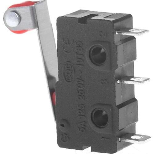 10Pcs/Set Mini 3-Pin Tact Switch KW11-3Z 5A 250V Round Handle Clock Microswitch N58A