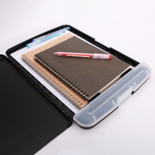 Multifunctional File Folder Organizer Clipboard Box Case Pen Holder Stationery 831D