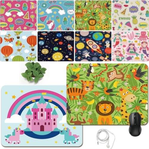 Mouse Pad League of Legends Gaming Mouse Pad Waterproof Home Office Computer Small 25x21cm Gaming Mousepad Cute Cartoon Pattern