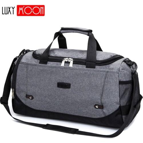 Men Nylon Travelling Bag Handbag Waterproof Folding Carry Duffel Bag Women Luggage Bag Storage Weekender Gym Bag XA167K