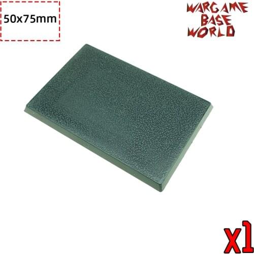 Wargame base world -50 x 75 mm rectangle bases for Warhammer