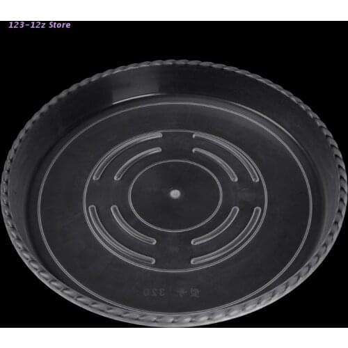10Pcs Plastic Garden Flower Plant Saucers Water Tray Base Indoor Outdoor Accessory Plastic Saucer Base Round Plant Flower Pot