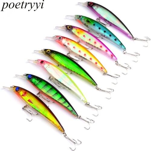 POETRYYI 2018 New arrived 11cm 13.4g fishing wobblers minnow, fishing lures hard bait ,Fishing Tackle pescaria acessorios 50