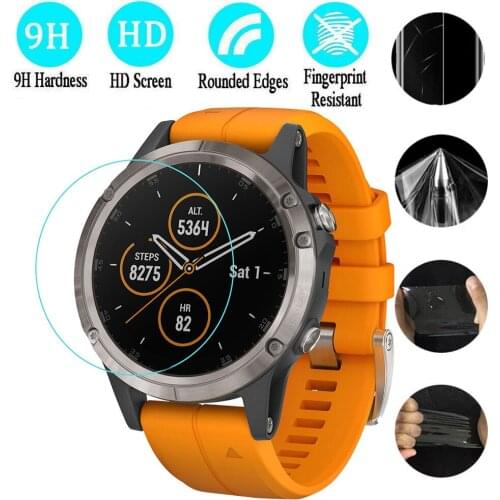 Hero Iand Clear HD TPU Shock Absorption Screen Protector Cover Film for Garmin Fenix 5X Fenix 5 Fenix 5S Watch Protectors