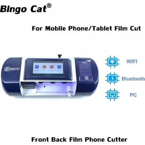 Front Back Film Phone Cutter Mobile Glass Screen Cutting Machine Hydrogel Hammer-Proof TPU Protector Smart Cutting Plotter