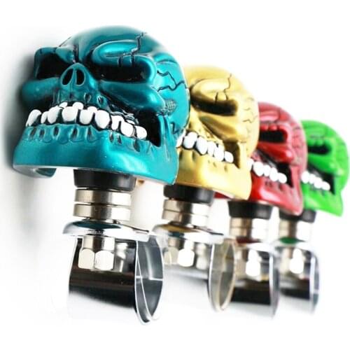 Car Steering Wheel Knob Power Hand Ball SKULL Adjustable Car Grip Spinner Knob Turning Helper Car Auxiliary Booster Ball
